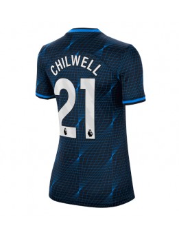 Ženski Nogometna dresi replika Chelsea Ben Chilwell #21 Gostujoči 2023-24 Kratek rokav